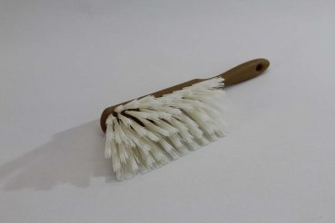 Handfeger Universal Kunststoffkörper / Nylon hell, fein, hitzebeständig