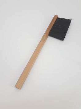 Langstiel-Handfeger schmal / Webereihandfeger / Rosshaar