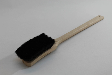 Kotflügelbürste geschwungen, 50 cm / Rosshaar