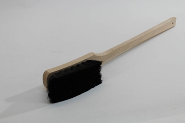 Kotflügelbürste geschwungen, 50 cm / Rosshaar
