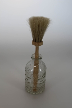 Mehl- / Küchenpinsel, geölt - Rosshaar hell 25 cm