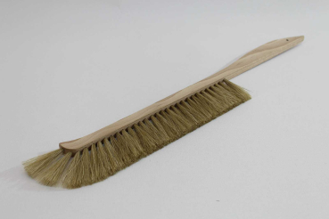 Bienenbürste 44 cm, gekröpft / Rosshaar hell
