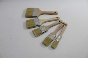 Lackierpinsel / helle Borstenmischung
