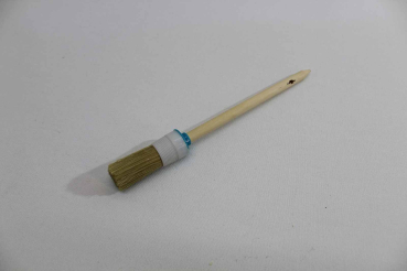 Reinigungspinsel rund / helle Borstenmischung, Kunststoffvorband