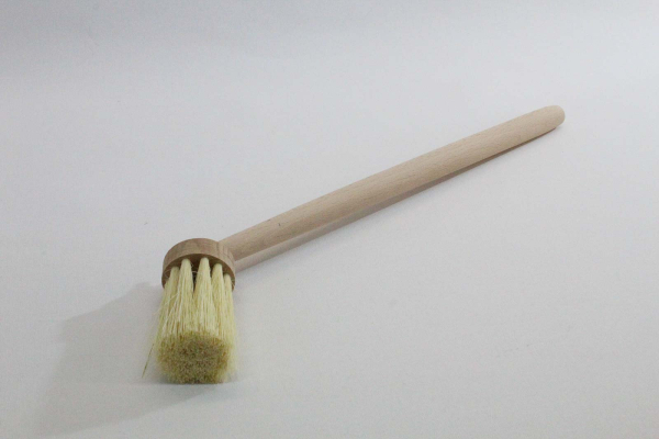 Anstreichbürste für Reifenmontage, 45 mm rd. mit Schrägstiel, Fibre