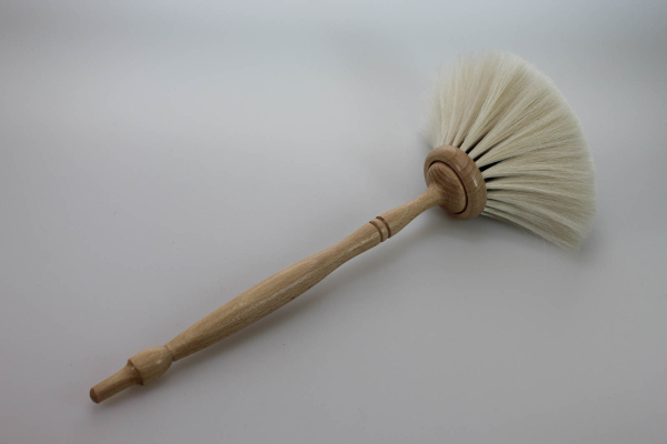 Staubpinsel groß / Ziegenhaar gemustert